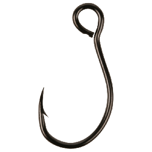 Owner S-75M enkelkrok stort öga svart 4, 7-pack