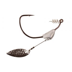 Owner Flashy Swimmer Willow jiggkrok svart, 2-pack