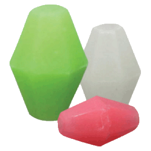 Owner Soft Glow självlysande pärlor 6 mm rosa 22-pack