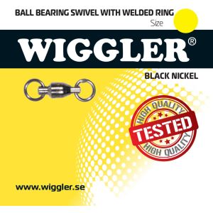 Wiggler kullagerlekande med lödda ringar 51 kg stl.4 svart 2-pack
