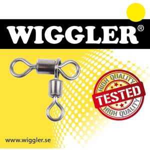 Wiggler Cross Line trevägslekande 48 kg stl. 2/0x1/0 svart 3-pack