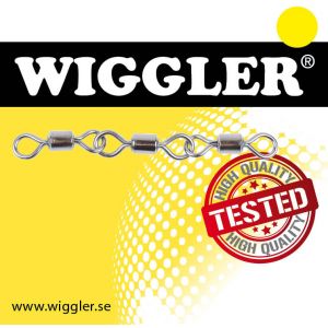 Wiggler Triple Rolling lekande 24 kg stl. 6 svart 2-pack