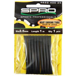 SPRO Predator krympslang 2.5 mm x 1 m svart