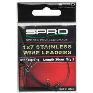 SPRO Predator vajertafs 1x7 8.0 kg 30 cm 2-pack