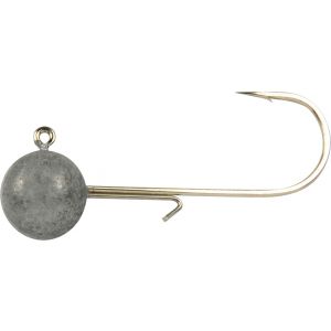 SPRO Long & Round jiggskalle 10 g med 5/0 krok silver 4-pack