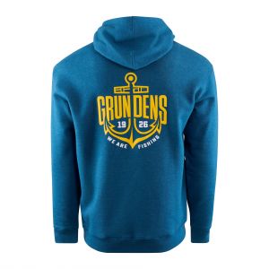Grundéns Displacement DWR hoodie anchor navy heather x-large