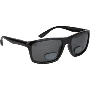 Hurricane [58392] polarized sunglasses with reading lens black with grey lens