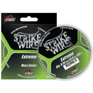 Strike Wire Extreme flätlina moss green 0.150 mm x 135 m