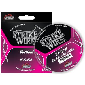 Strike Wire Vertical flätlina hi-vis rosa 0.150 mm x 135 m