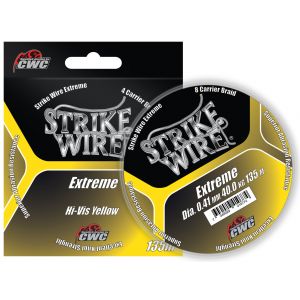 Strike Wire Extreme flätlina hi-vis yellow 0.150 mm x 135 m