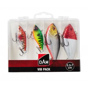 DAM Vib betesset inkl. ask 5.5 & 7 cm [6.5 & 13 g] mixed 4-pack