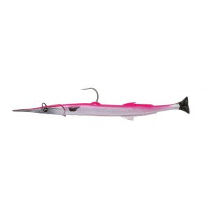 Savage Gear 3D Needlefish Pulse Tail 23 cm pink silver 2+1-pack