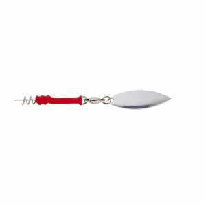 Savage Gear Screwin Spin Teaser small silver/röd 3-pack