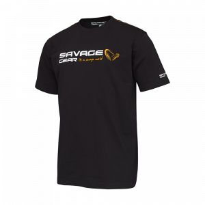 Savage Gear Signature Logo t-shirt svart x-large