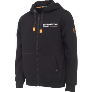 Savage Gear Urban Zip Hoodie svart large