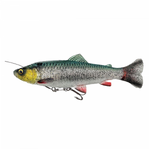 Savage Gear 4D Line Thru Pulse Tail Trout 16 cm [51 g] green silver 1-pack