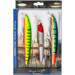 Fladen Insjö Wobbler betesset 13-16 cm [18-30.5 g] 3-pack