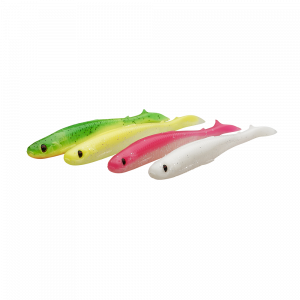 Savage Gear Slender Scoop Shad 13 cm [12 g] dark water mix 4-pack