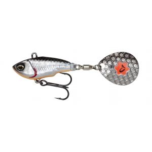 Savage Gear Fat Tail Spin 8 cm [24 g] S dirty silver 1-pack