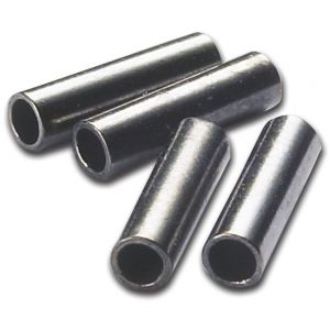 Mustad vajerlås i mässing till singelvajer 2.0 mm svart 30-pack