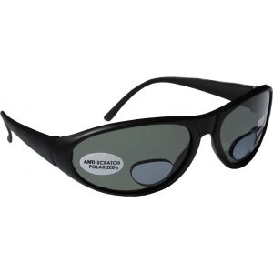 Hurricane Polariserade solglasögon med läslins +2.0 svart med grå lins