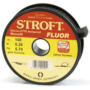 Stroft Fluor Monofilament-lina gul 0.180 mm x 100 m