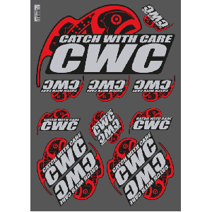 CWC Decal Kit 2 [Catch with Care] UV-resistant A4 sheet 1 piece