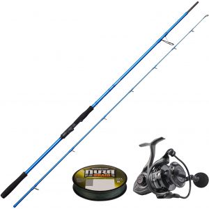 Savage Gear SGS4 Shad & Metal Specialist + PENN Clash II havsfiskeset 7'11" 190 g inkl. flätlina