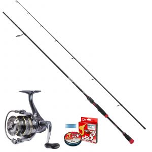 Berkley Zilla Pike 802H haspelset 8' 30-90 g inkl. flätlina [MX2 Pro 4000]