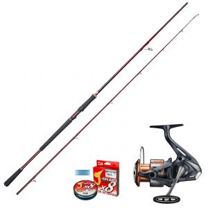 Westin W6 Powercast haspelset 7'9" XXH 40-130 g inkl. flätlina [Nasci 4000]