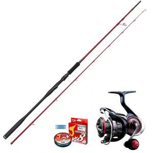 Westin W6 Powercast 2nd haspelset 7'9" 40-130 g inkl. flätlina [Ballistic MQ 4000]