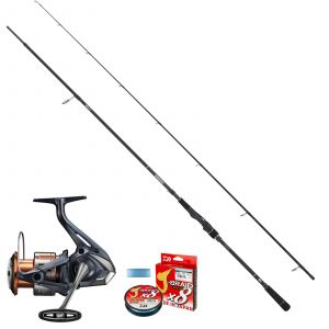 Abu Garcia Veritas 822H haspelset 8'2" 40-80 g inkl. flätlina [Nasci 4000]
