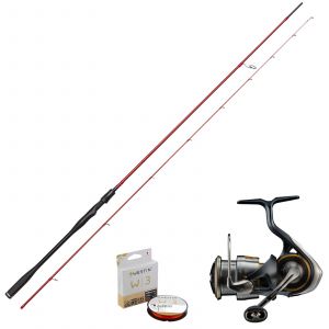 Westin W6 Spin 2nd haspelset 8' 7-30 g inkl. flätlina [Airity LT 2500]