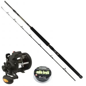 Daiwa Super Kenzaki havsfiskeset 7' 12-20 lb inkl. flätlina [Tycona 40-LC]