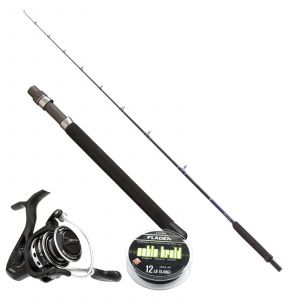 Fladen Maxximus Solid Carbon Shadow havsfiskeset 7' 20-40 lb inkl. flätlina [Pursuit IV 3000]