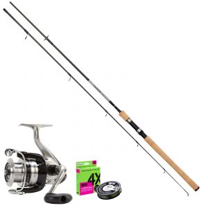Daiwa Strikeforce | Crossfire barnset 6'0" 5-20 g inkl flätlina