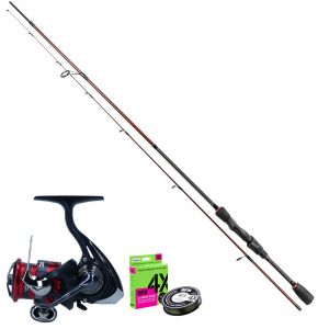 Daiwa Ninja LT | Fladen Maxximus Creek barnset 6'4" 0.5-5 g inkl flätlina