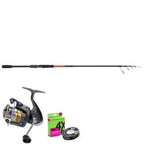 Daiwa Laguna LT | Kinetic Xarann CT juniorset 7' 5-25 g inkl flätlina