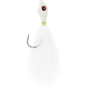 Mustad Big Eye Bucktail jiggskalle 14 g med 4/0 krok glow 1-pack
