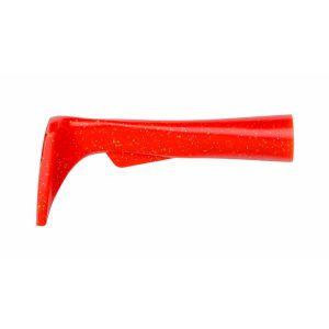 Svartzonker Big Paddle Tail v2 reserv-tail c13 real fluo hot red 2-pack