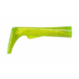 Svartzonker Big Paddle Tail v2 reserv-tail c1 chartreuse 2-pack