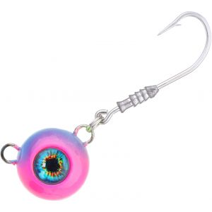 Wiggler Deep Seeker Glow jiggskalle med #8/0 krok [300 g] blålila 1-pack