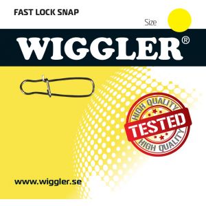 Wiggler Fast Lock beteslås 40 kg stl. 5 silver 10-pack