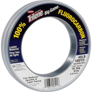 Berkley Big Game 100% Fluorocarbon leader material clear
