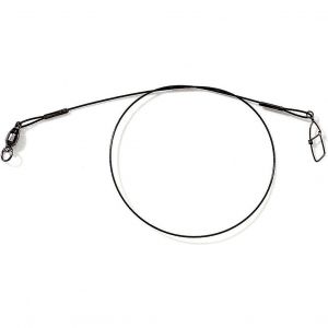 Abu Garcia steel leader with snap/swivel 3-pack