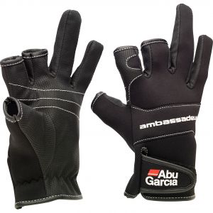 Abu Garcia Stretch neoprene gloves black