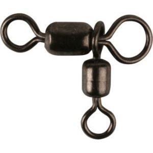 BFT Cross Line three-way swivel in stainless steel black 10-pack