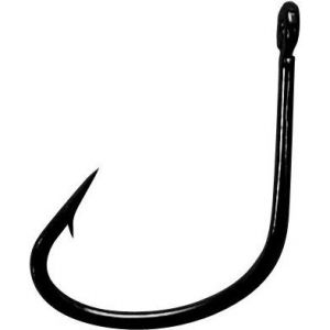 Gamakatsu LS-3513F Ring Eye single hook black, 13-pack