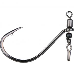 Gamakatsu Swivel Shot drop shot hook black, 3-pack