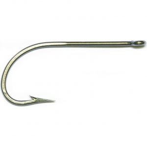 Mustad O'shaughnessy single hook straight stainless steel